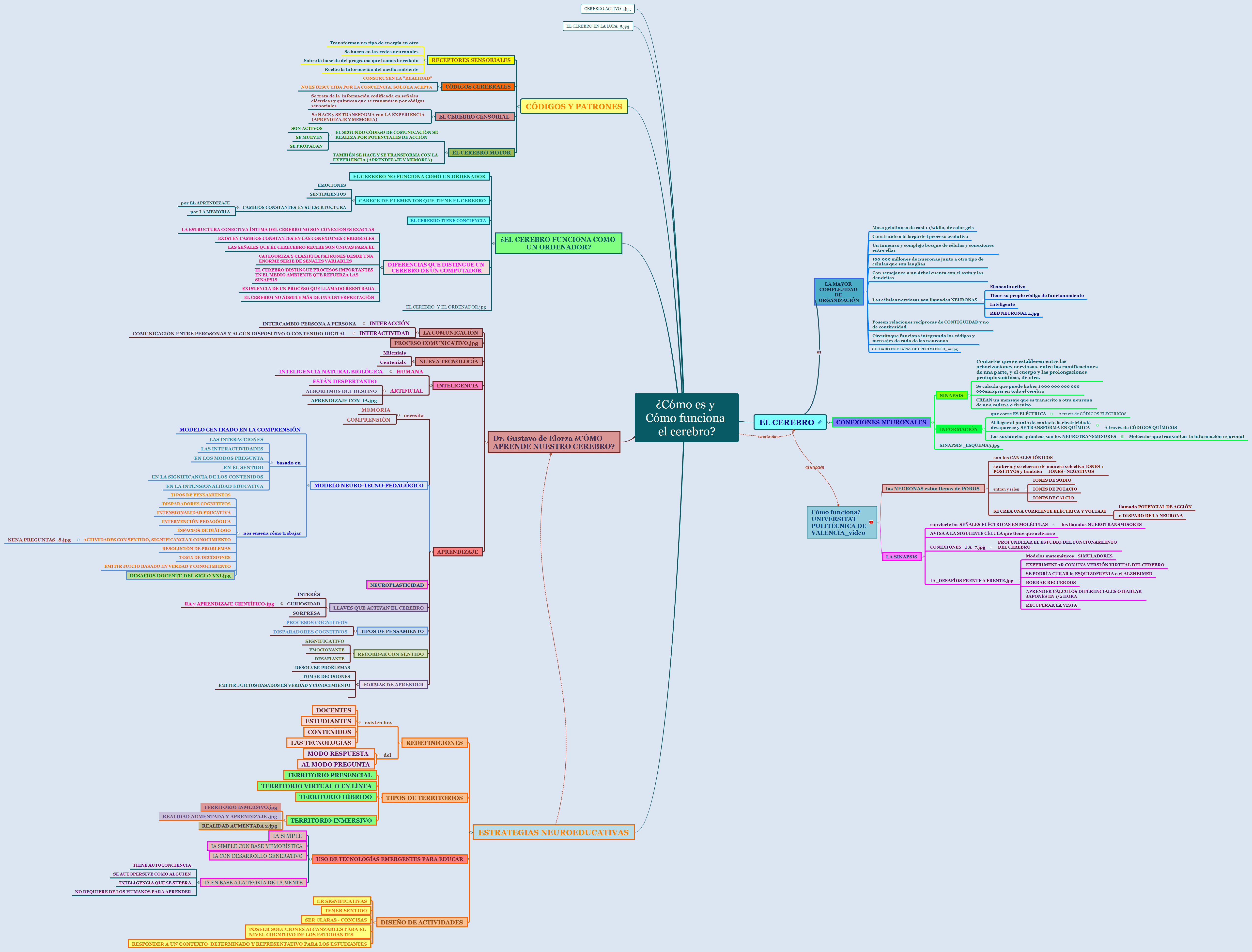 MAPA MENTAL_¿CÓMO ES Y CÓMO FUNCIONA EL CEREBRO? preview 1