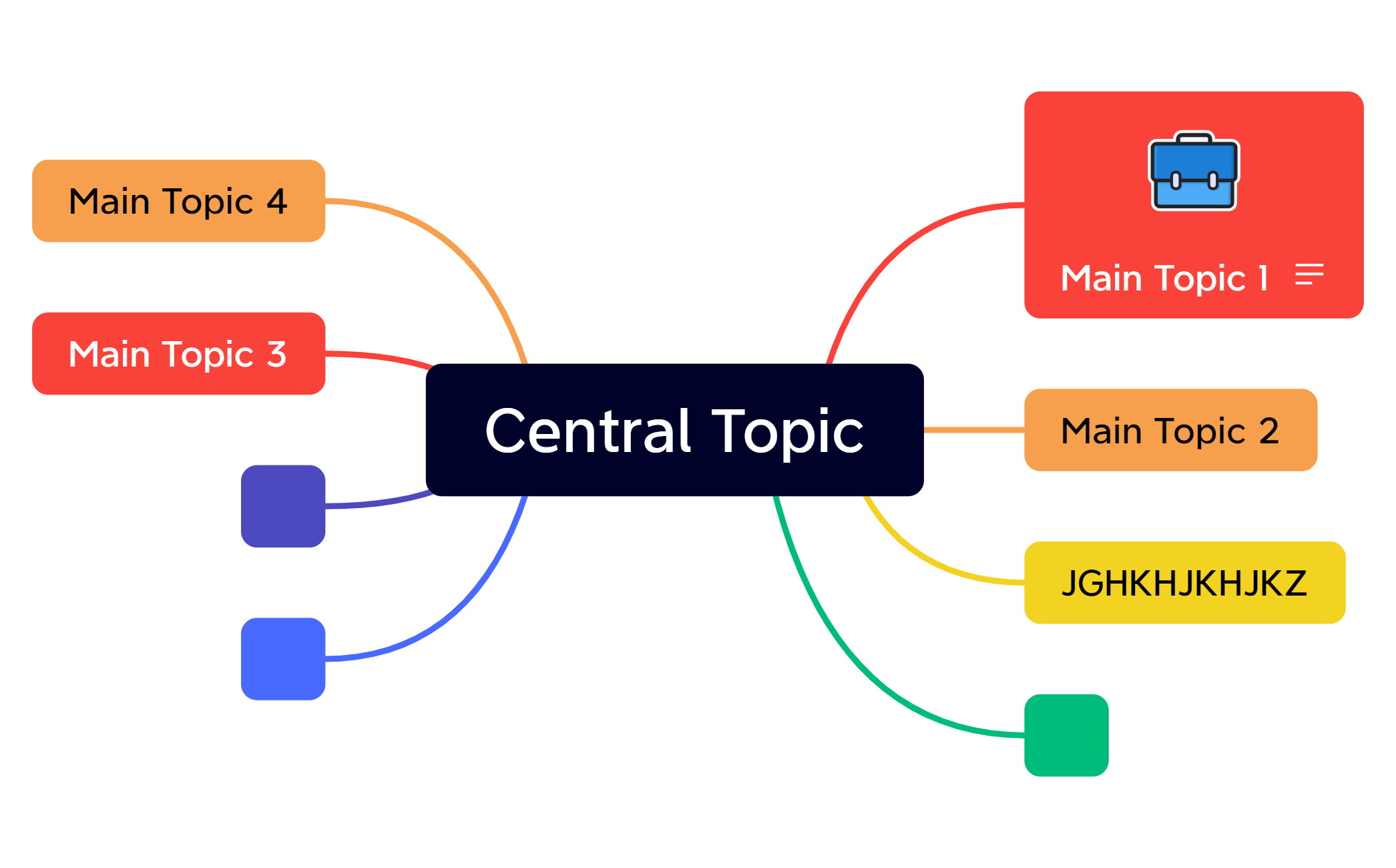Central Topic - XMind Template