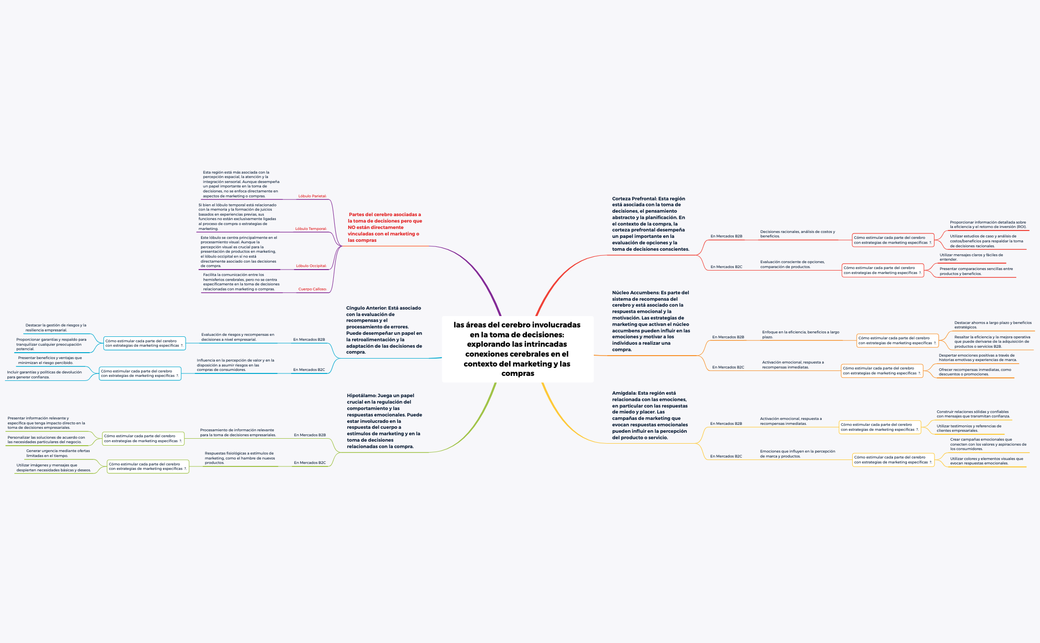 Las áreas del cerebro involucradas en la Toma de Decisiones: Explorando las Intrincadas Conexiones Cerebrales en el Contexto del Marketing y las Compras preview 1