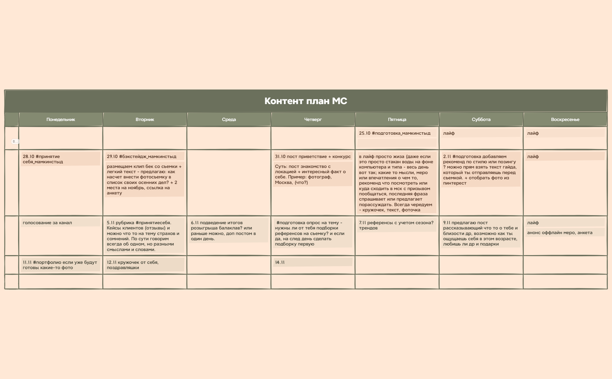 Дневник настроения за неделю preview 1