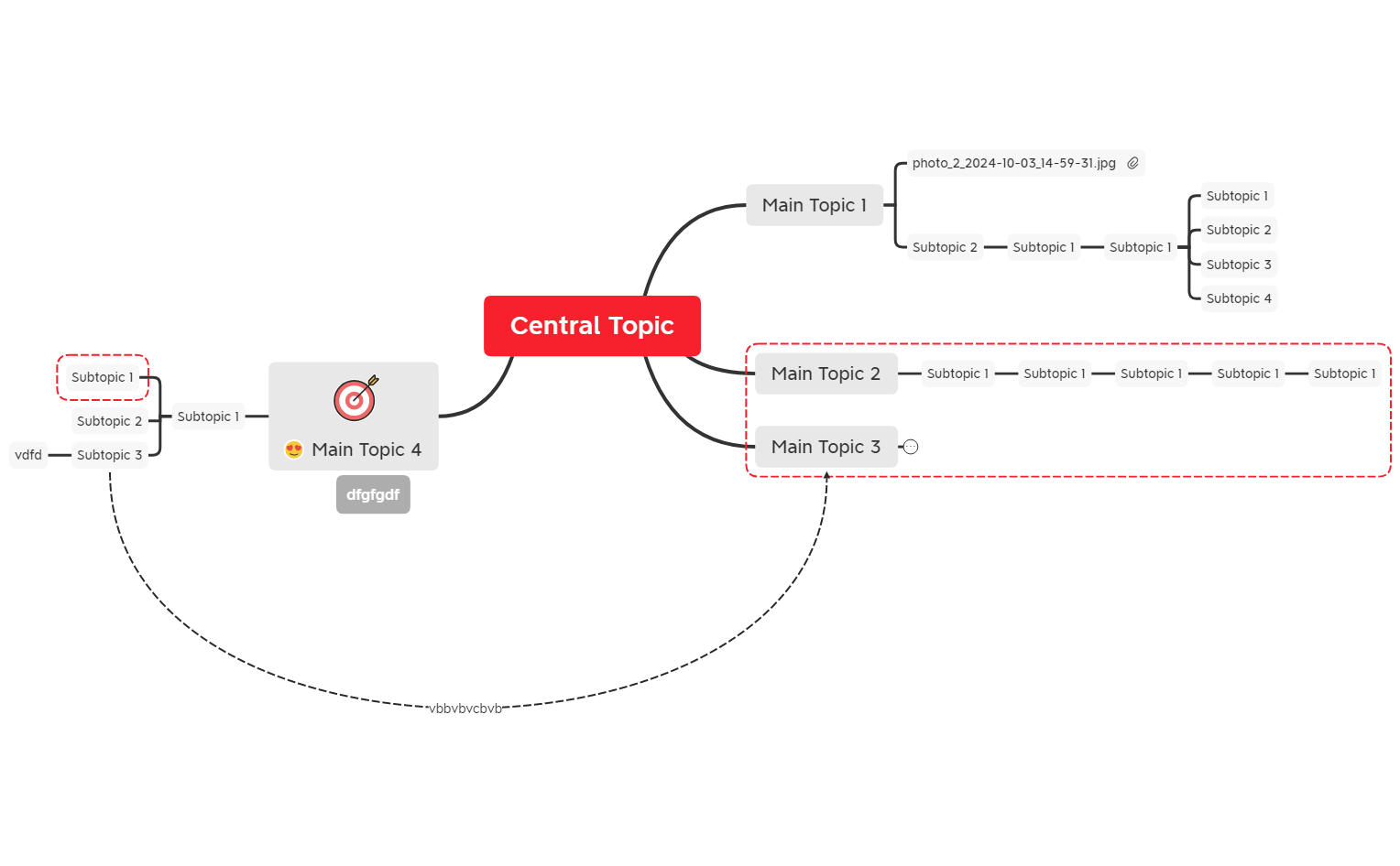 Central Topic - XMind Template