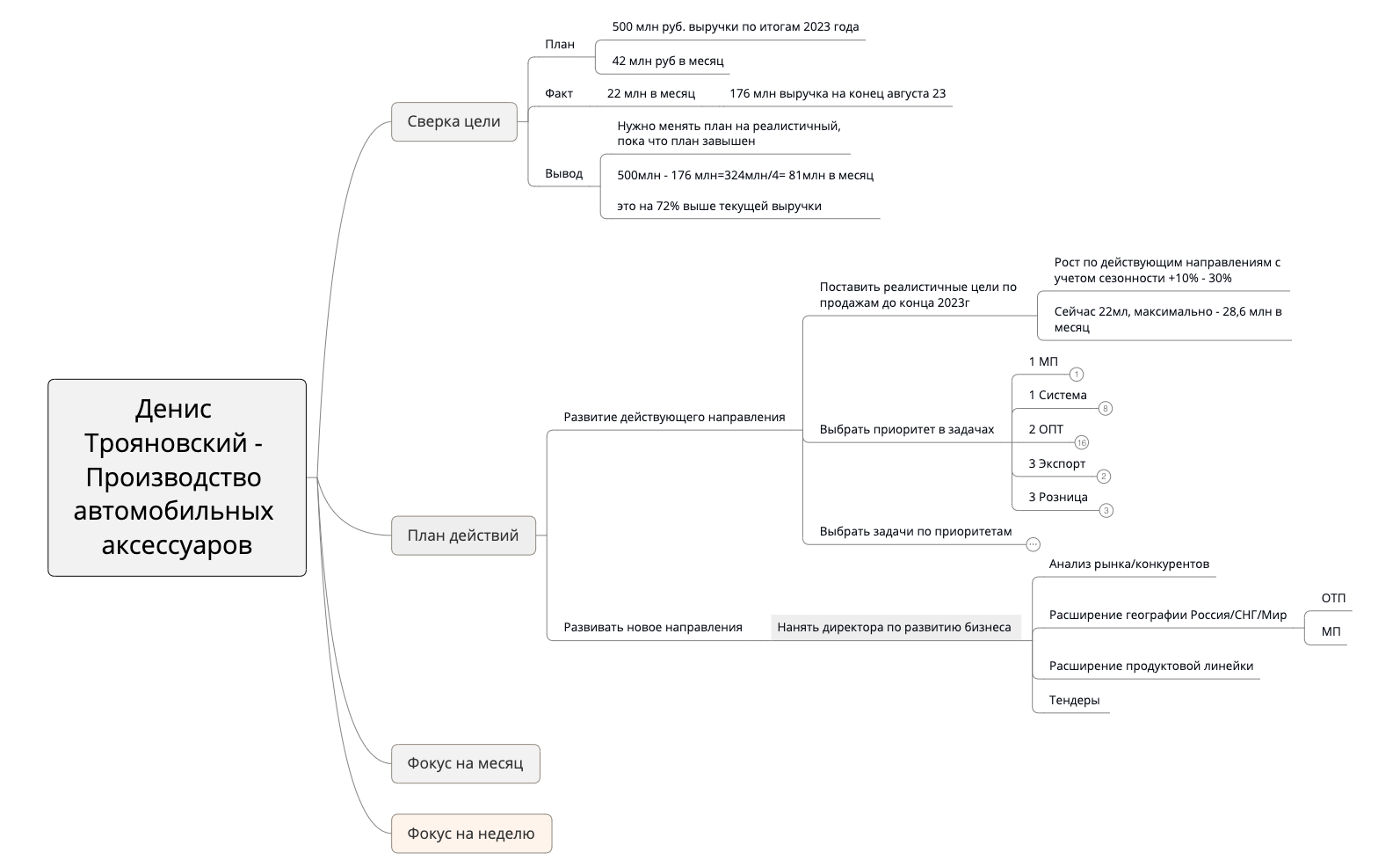 План действий_Денис Трояновский - Производство автомобильных аксессуаров preview 1