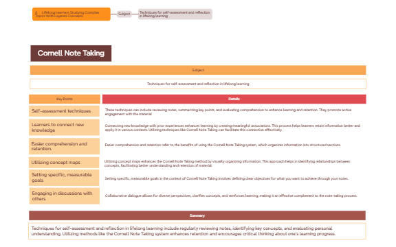 _Lifelong Learners Studying Complex Topics With Layered Concepts preview 1