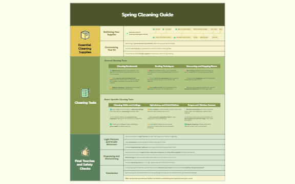 Spring Cleaning Guide preview 1