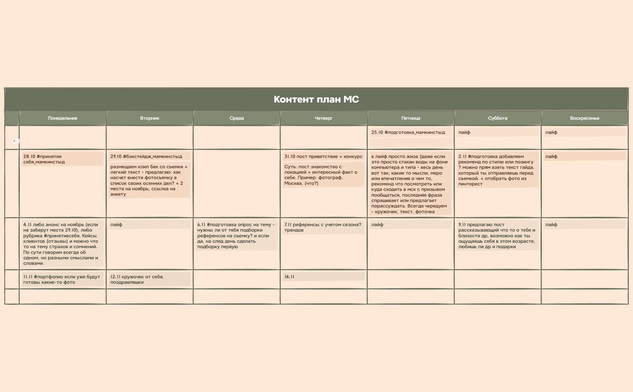 Дневник настроения за неделю preview 1