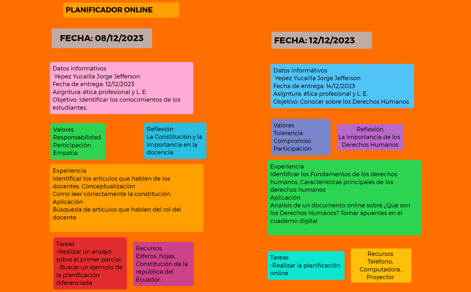 PLANIFICADOR ONLINE  preview 1