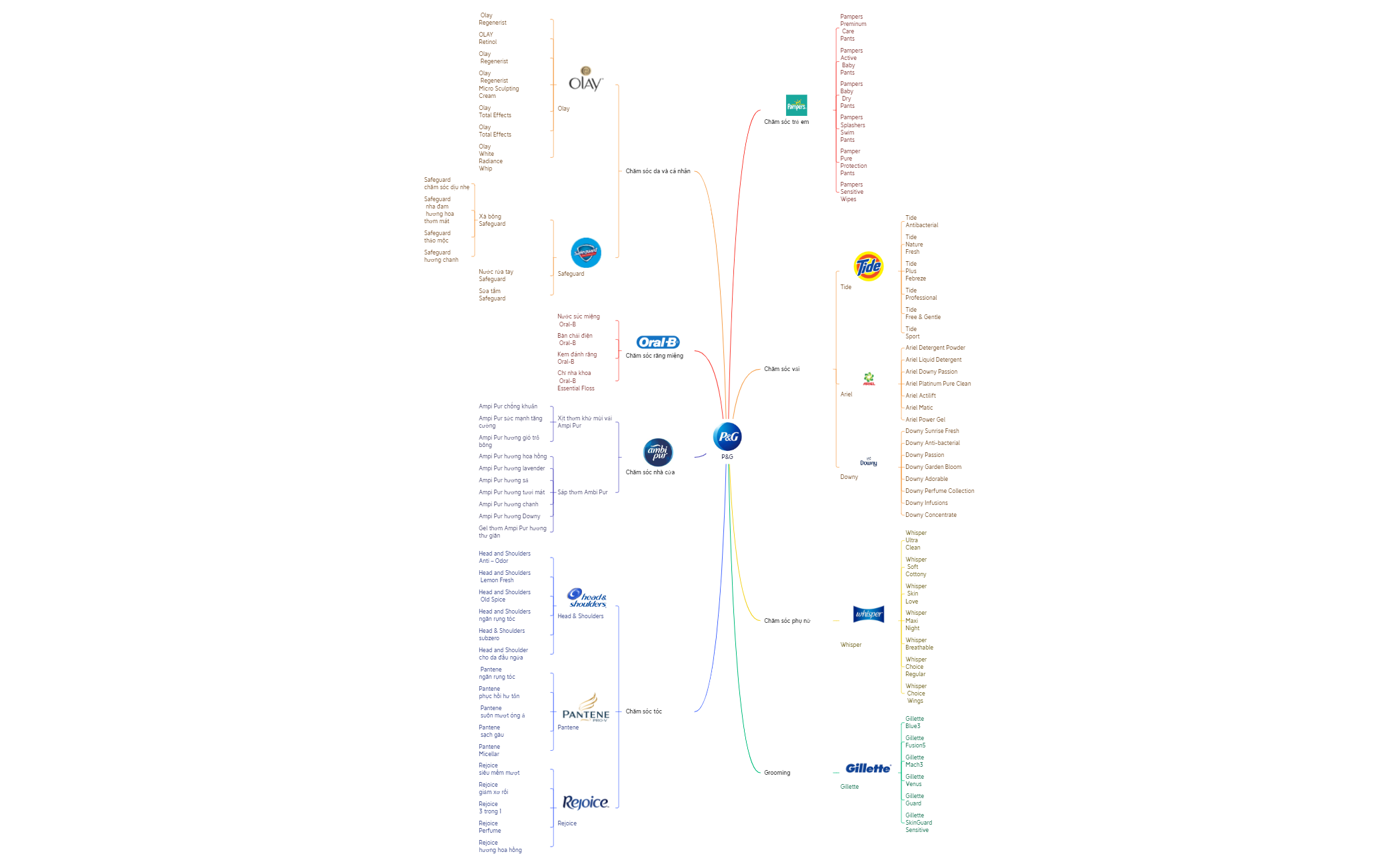 P&G - XMind Template
