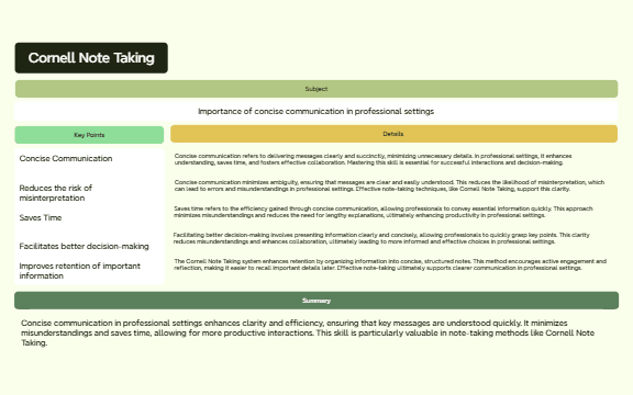 _Professionals Summarizing Research Or Meeting Notes preview 1