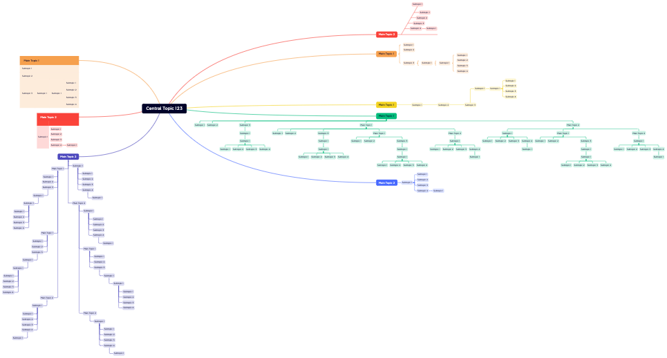 多种Structure.xmind - XMind Template