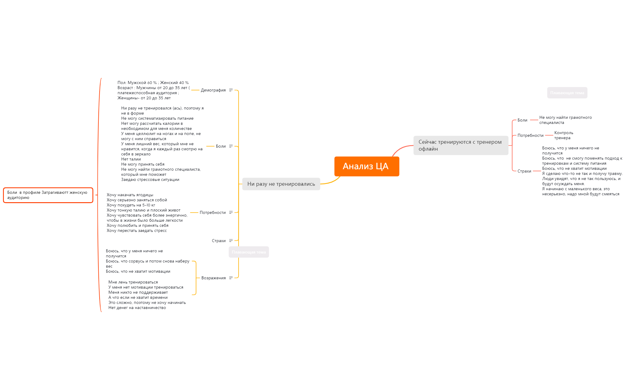 Анализ ЦА preview 1