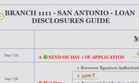 BRANCH 1111 - SAN ANTONIO - LOAN DISCLOSURES GUIDE