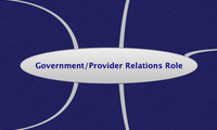 Government/Provider Relations Role
