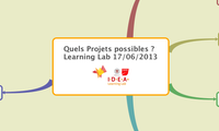Quels Projets possibles ? Learning Lab 17/06/2013