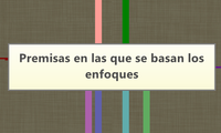 Premisas en las que se basan los enfoques
