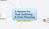 A System for Task Outlining & Time Planning