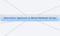 Alternative Approach to Mixed Methods Design
