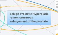 Benign Prostatic Hyperplasia -a non cancerous enlargement of the prostate