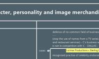 Character, personality and image merchandising