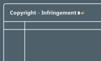 Copyright - Infringement