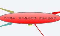 公司财务、资产组合管理、权益证券投资