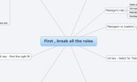First , break all the rules