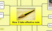 How 2 take effective note