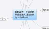 如何成为一个成功的职业经理人(余世维) by thinkbond