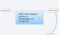 IESD with majors/minors v Multitudes of programs
