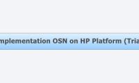 Implementation OSN on HP Platform (Trial)