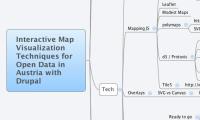 Interactive Map Visualization Techniques for Open Data in Austria with Drupal