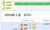 2009年１月　GTD