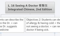 L. 16 Seeing A Doctor 看醫生 Integrated Chinese, 2nd Edition