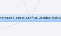 Motivation, Stress, Conflict, Decision Making