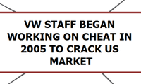 VW staff began working on cheat in 2005 to crack US market