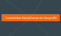 Contenidos disciplinares de Geografía