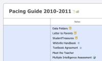 Pacing Guide 2010-2011
