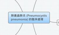 肺囊蟲肺炎 (Pneumocystis
pneumonia) 的臨床處理