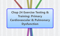Chap 24 Exercise Testing & Training: Primary Cardiovascular & Pulmonary Dysfunction
