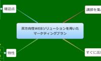 双方向性WEBソリューションを用いた
マーケティングプラン