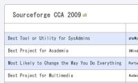 Sourceforge CCA 2009