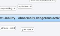 Strict Liability - abnormally dangerous activities