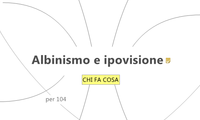 Albinismo e ipovisione
