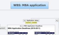 WBS: MBA application