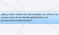 ¿Qué y cómo evaluar los aprendizajes con miras a los nuevos retos de un mundo globalizado y en permanente transformación?