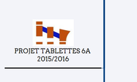 Projet tablettes 6A 2015/2016