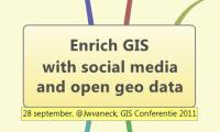 Enrich GIS 
with social media 
and open geo data