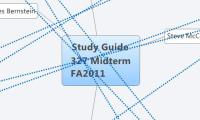 Study Guide 
327 Midterm
FA2011