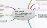 W301 UNIT 9B: 
GIFTS TO NON-CHARITABLE UNINCORPORATED ASSOCIATIONS