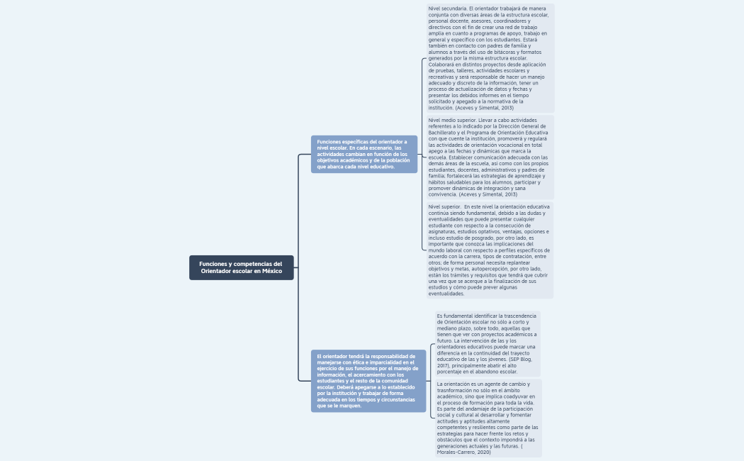 Funciones y competencias del orientador escolar en México