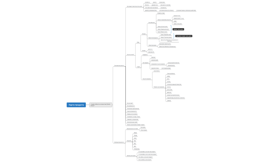 Карта продукта. Шаблон-24